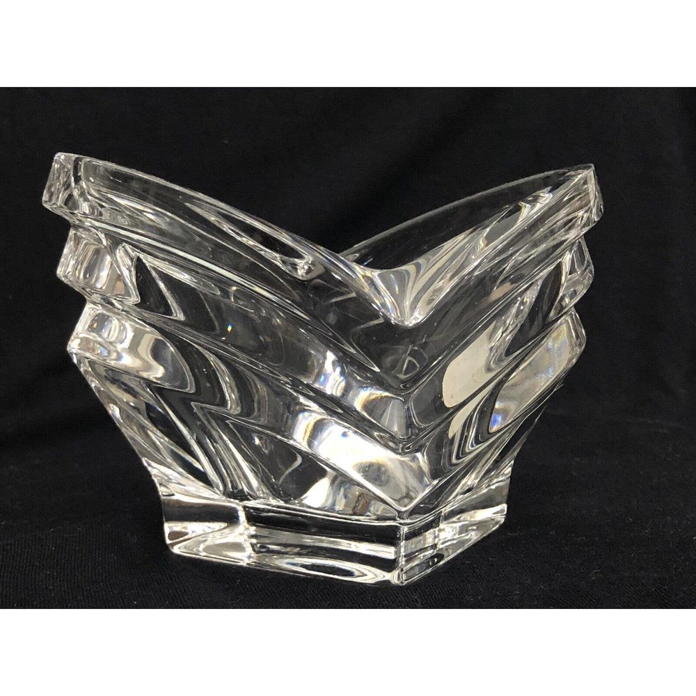 ONE MIKASA DECO Style 24 Percent Lead Crystal Votive Candle Holder